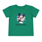 Toddler Tee — Cute Mickey "happy birthday" Birthday Shirt for Kids