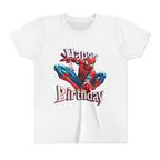 Spider Hero "Happy Birthday" Youth Tee