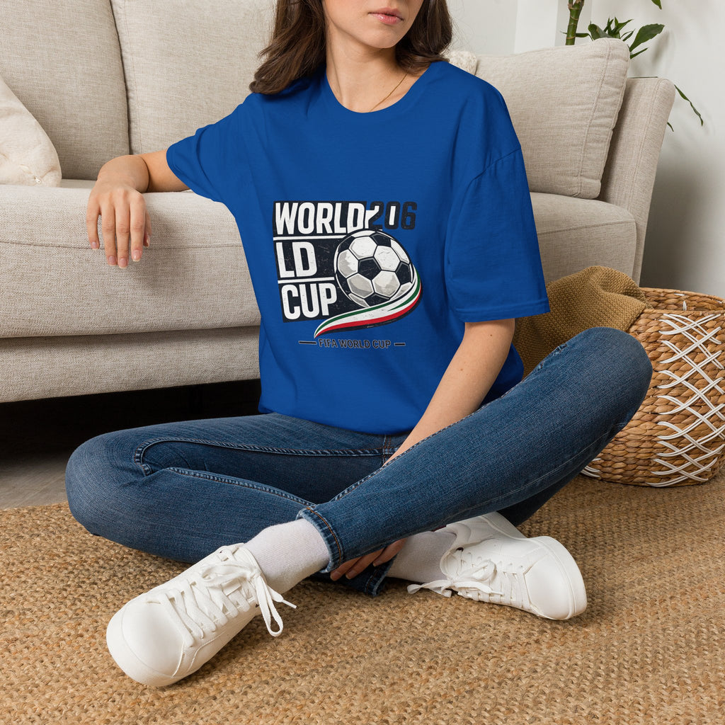 World 206 LD Cup Soccer T-Shirt — soccer Graphic Tee