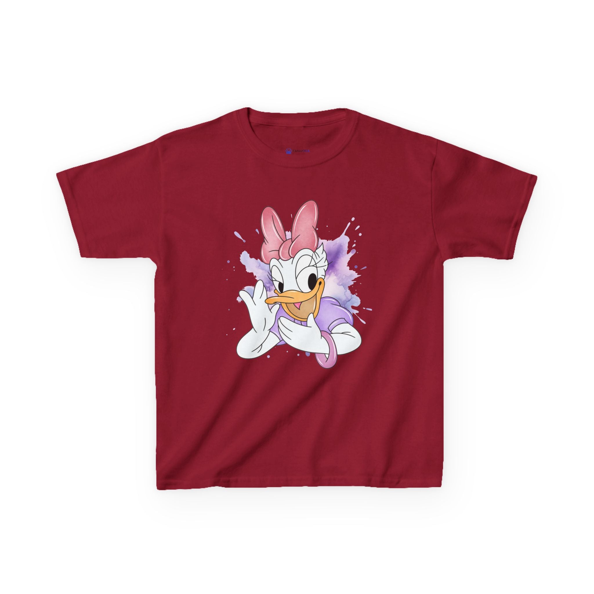 Kids Tee — Cute Daisy Duck Watercolor Graphic