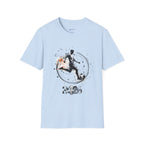 Soccer Player Silhouette T‑Shirt — 2026 Grunge Football Design