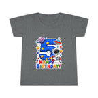 Toddler T-Shirt - Space 5th Birthday "Happy Birthday" Astronaut Number 5 Tee