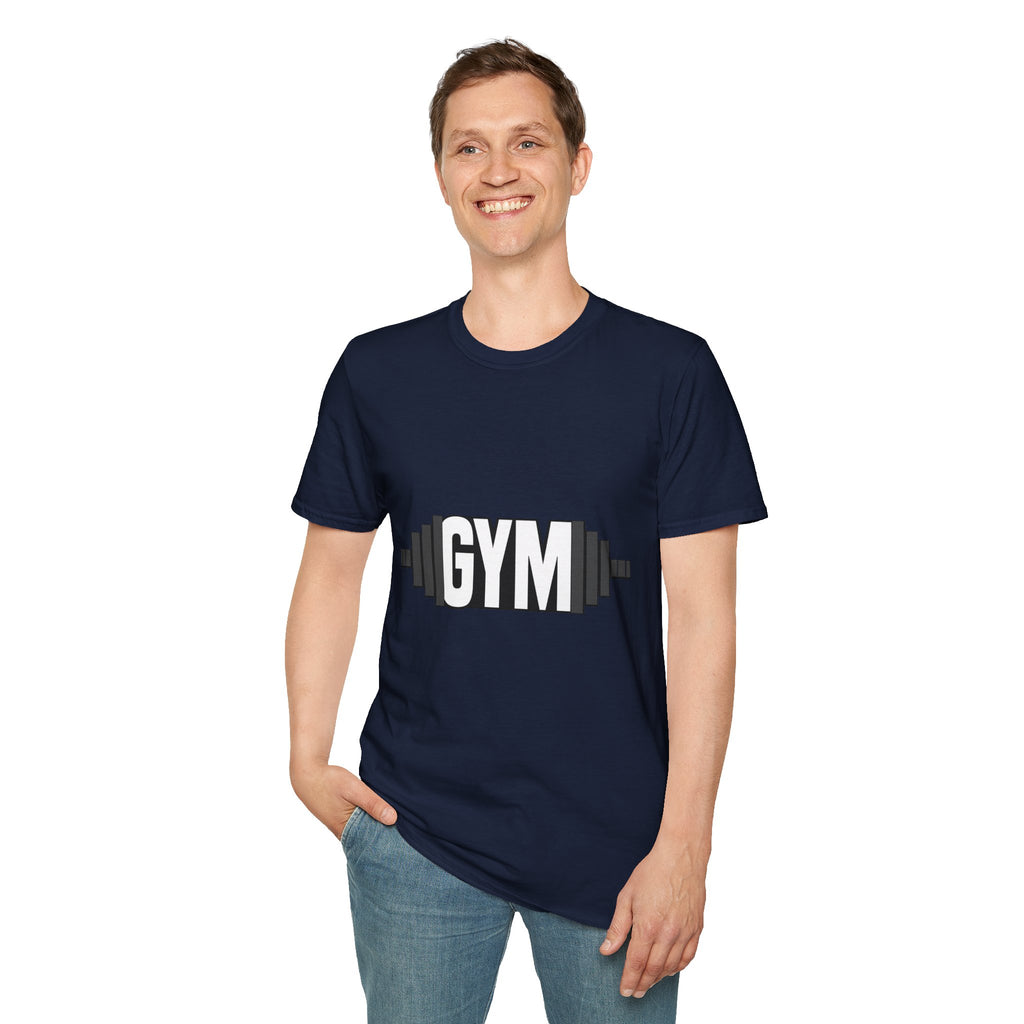 Gym Barbell T‑Shirt — Fitness Workout Tee