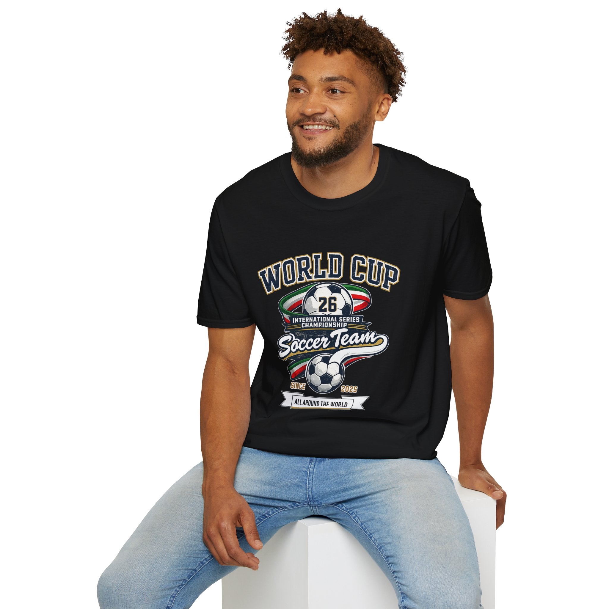 Soccer Team T‑Shirt – Vintage International Series Championship Design