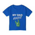 Toddler shirt with rock hand graphic