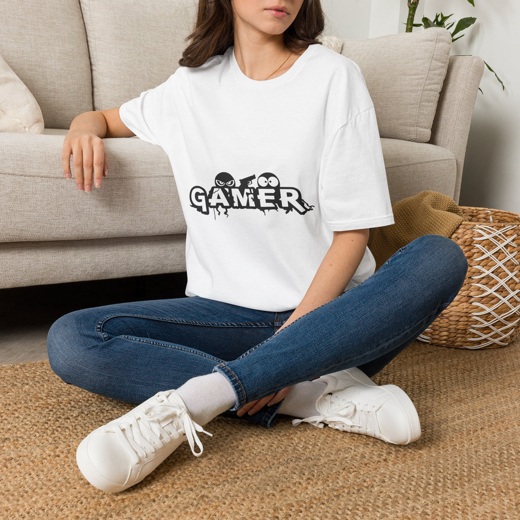 Gamer Crew T‑Shirt — Cute Monstrous Gamer Logo Tee