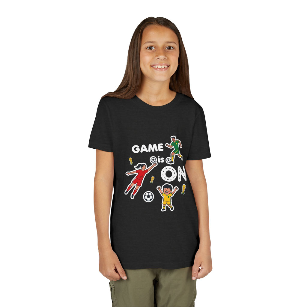 Kids Soccer Players T-Shirt 2026— Youth Football Team Tee