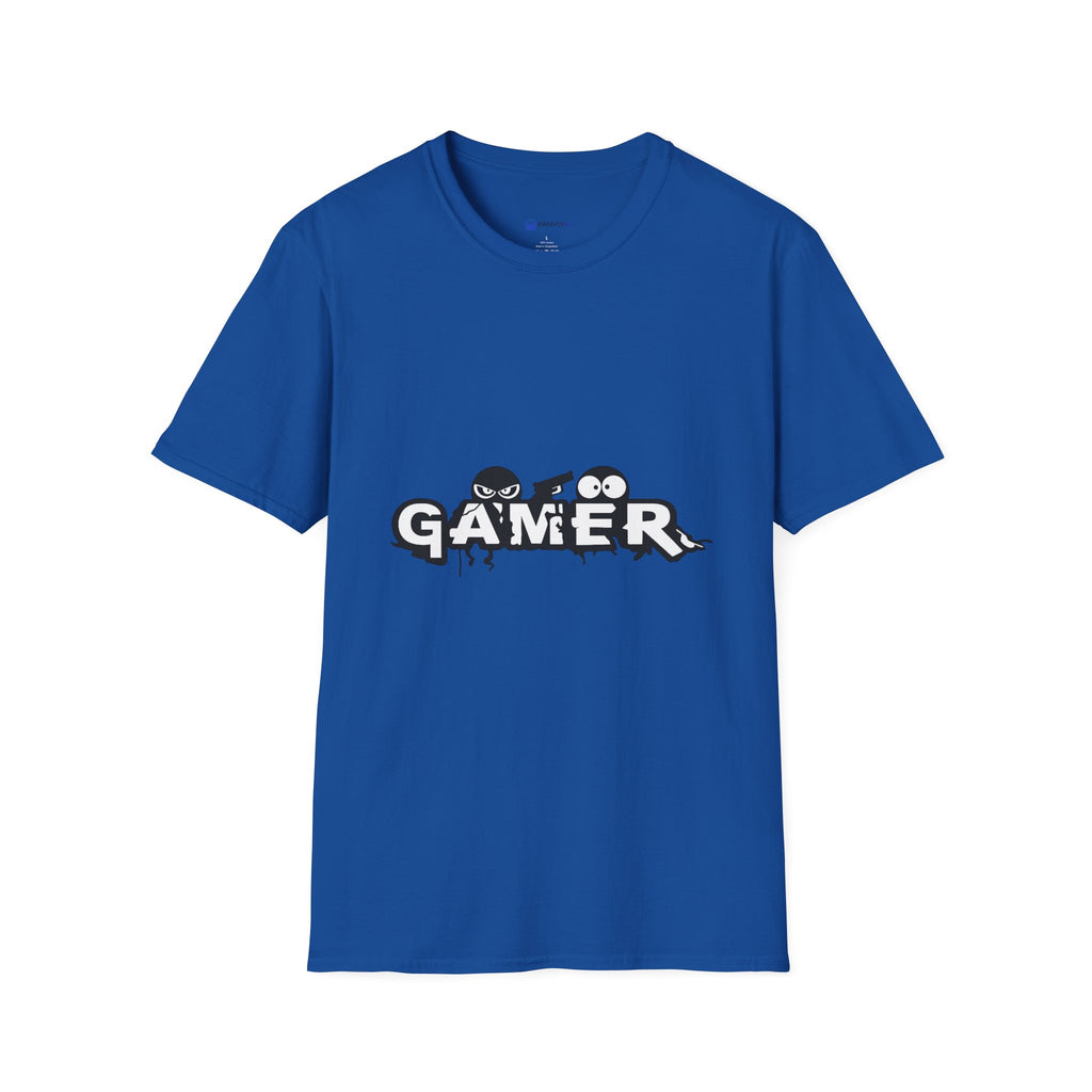 Gamer Crew T‑Shirt — Cute Monstrous Gamer Logo Tee