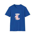 Cute Pink Dino T‑Shirt — "I love you too" Valentine Tee