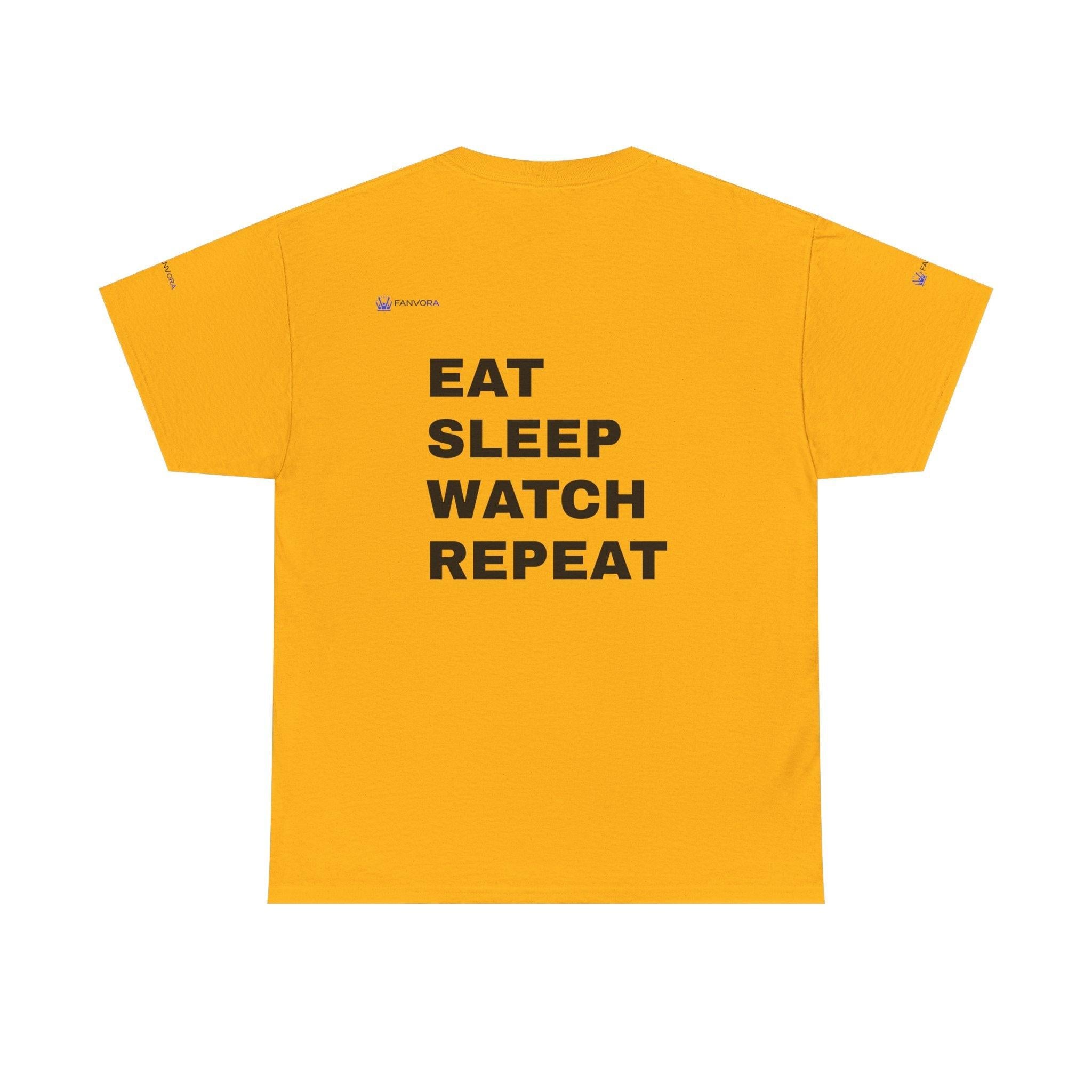 World Cup 2026 Energy Soccer Tee — "EAT SLEEP WATCH REPEAT" Fans Inspired.
