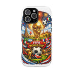 Soccer Magnetic Impact-Resistant Phone Case — FIFA Trophy Design