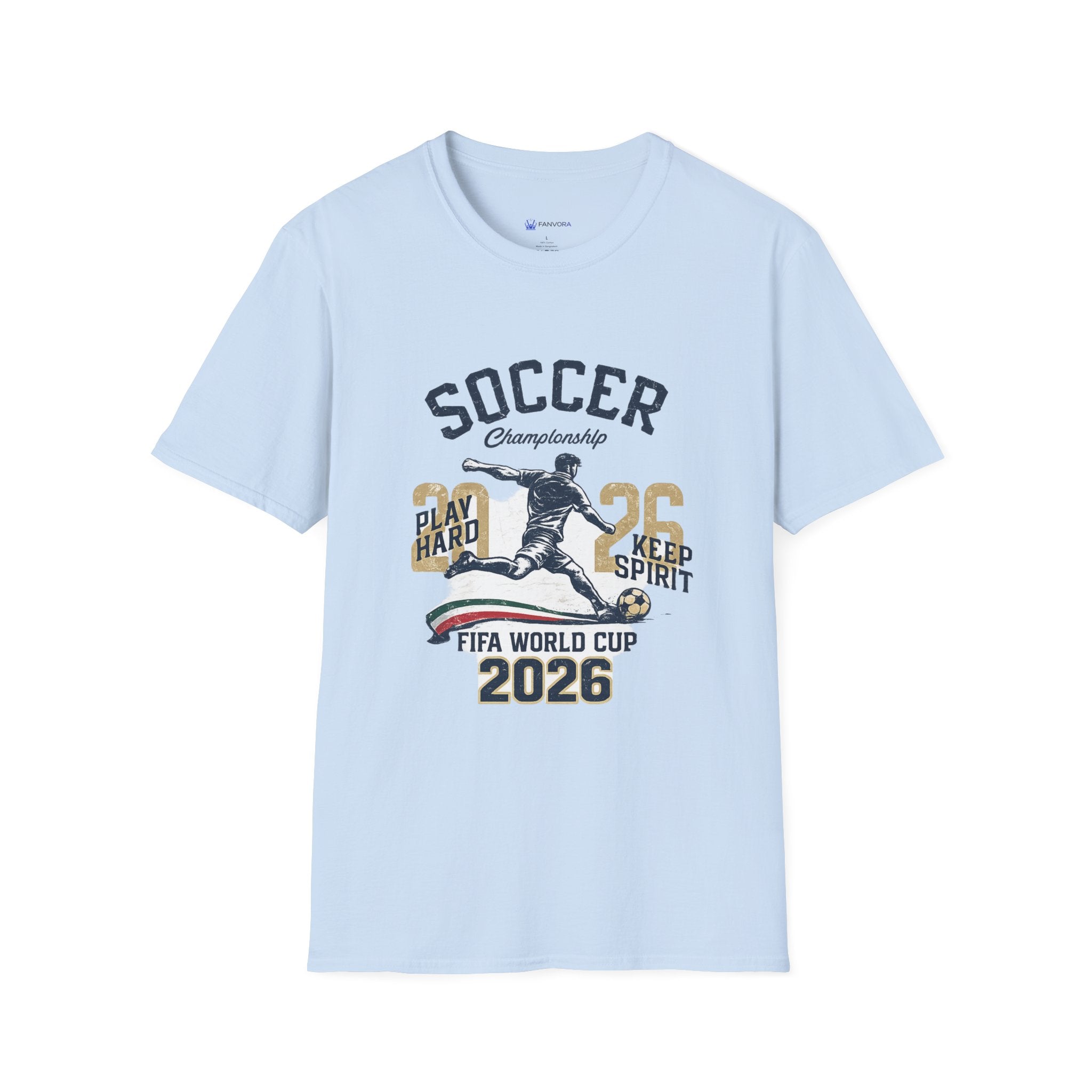 Soccer Championship 2026 T-Shirt —  Play Hard Soccer Tee