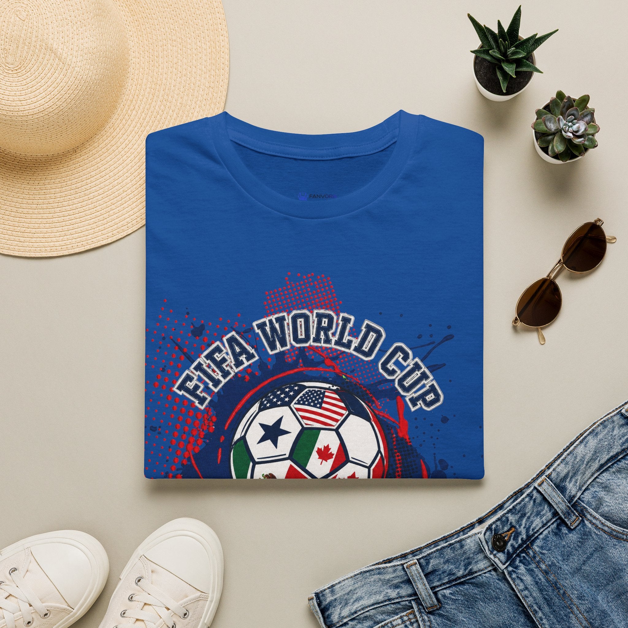 Soccer cup 2026 Tee — USA Canada Mexico Championship Design