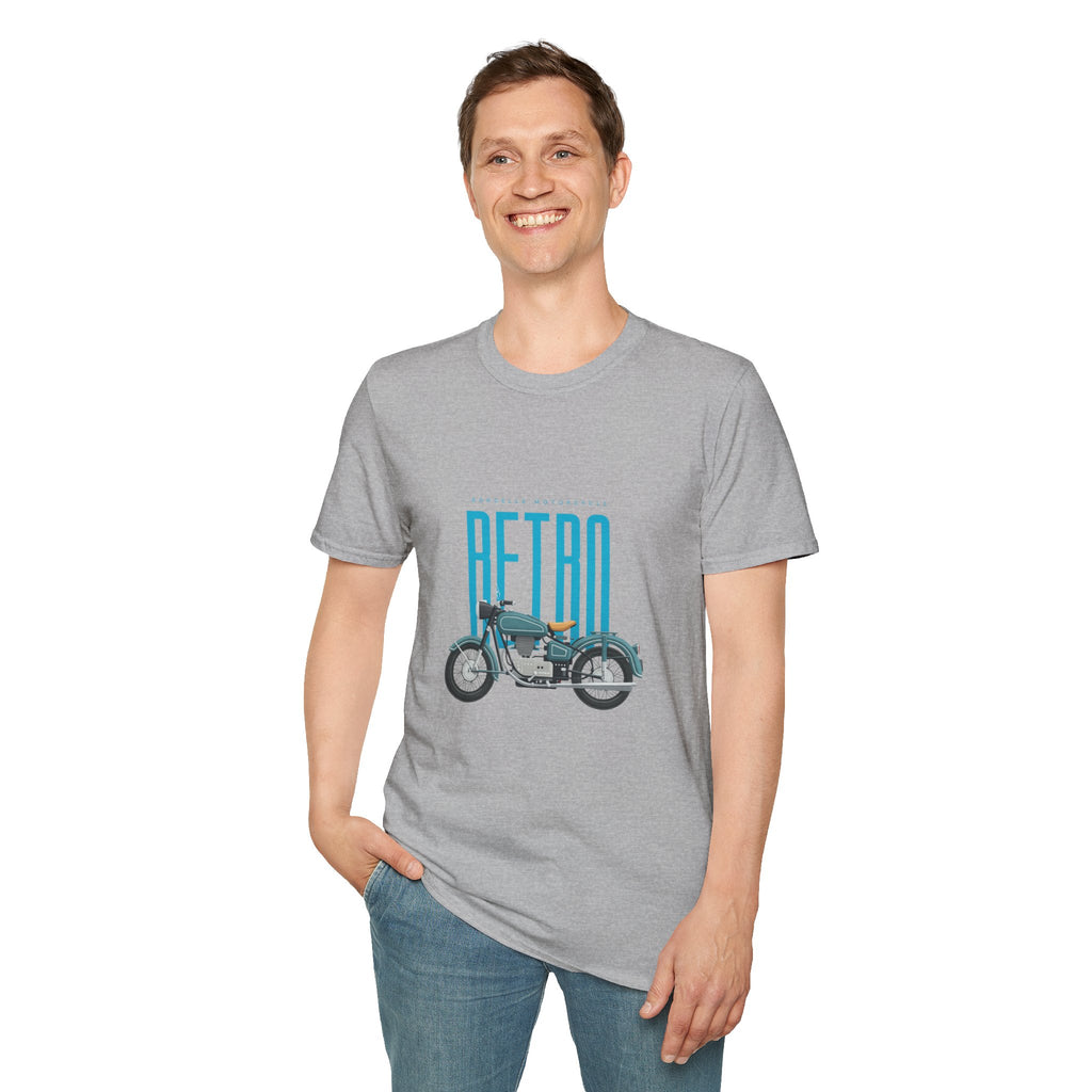 Retro Motorcycle T-Shirt — Vintage Bike Graphic Tee