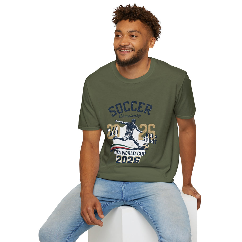 Soccer Championship 2026 T-Shirt —  Play Hard Soccer Tee