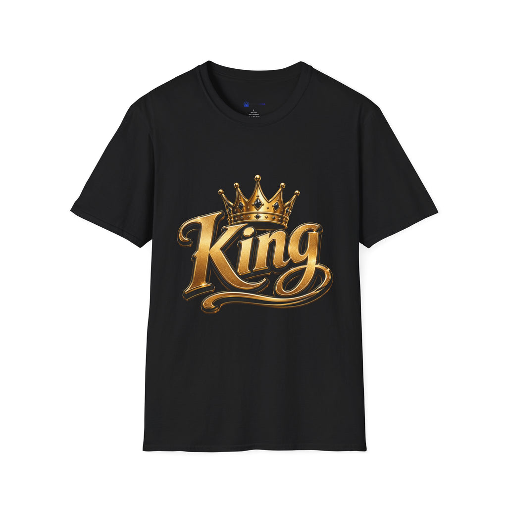 King Crown T-Shirt — Gold Regal Graphic Tee