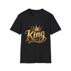 King Crown T-Shirt — Gold Regal Graphic Tee
