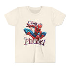 Spider Hero "Happy Birthday" Youth Tee