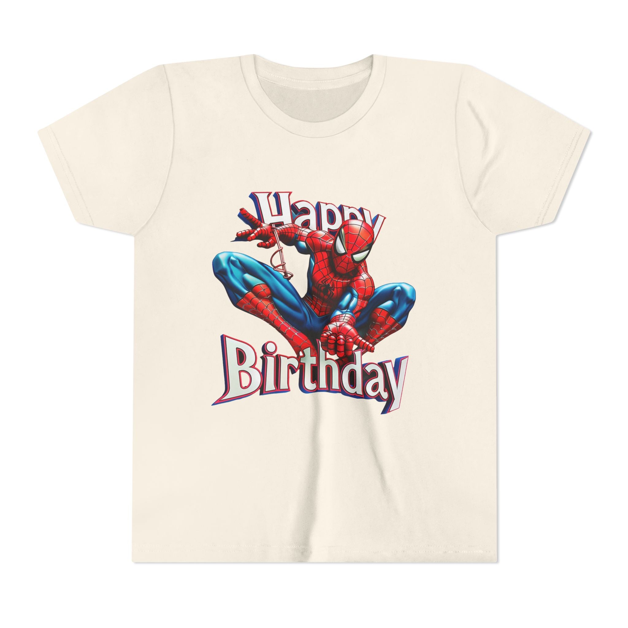 Spider Hero "Happy Birthday" Youth Tee