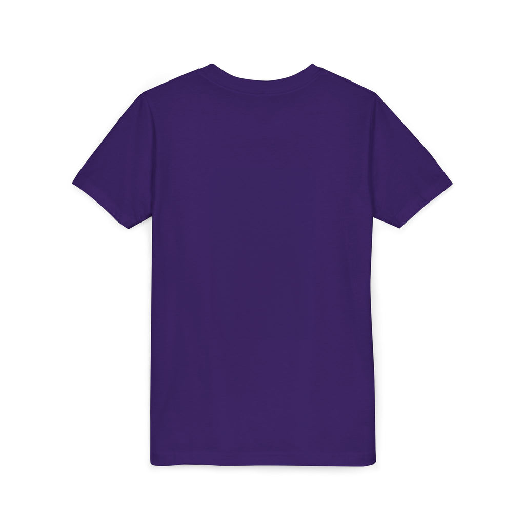 Youth Soccer Tee – Cute Cartoon Player "Ready to Score" Kids Jersey