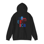 American Patriot Graphic Hoodie — Patriotic Fourth of July Sweatshirt.