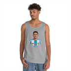 "I am Here to Stay" Argentina Soccer Star Tank Top — Jersey Portrait World Cup 2026.