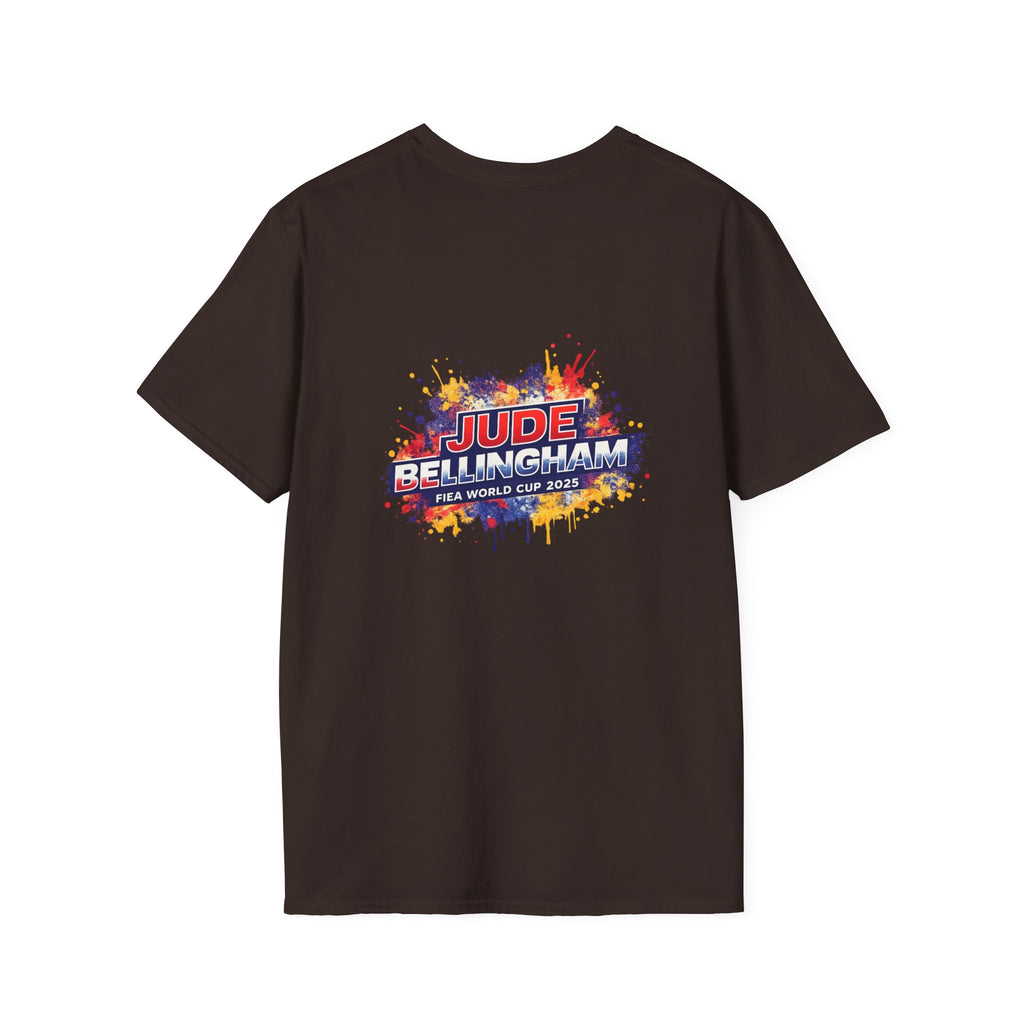 Portrait T-Shirt — Color Splash Football Player Graphic ("England legend")