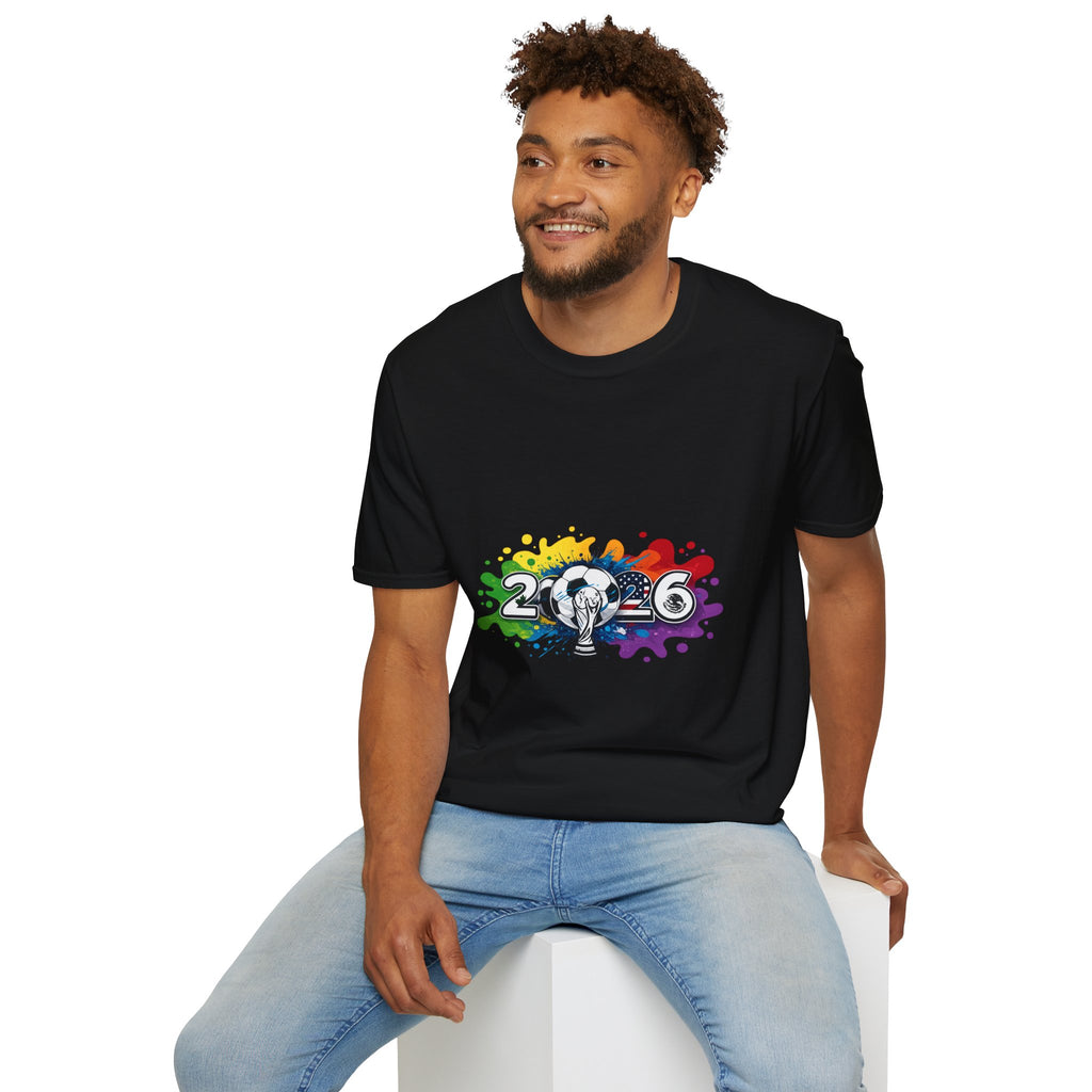 2026 Rainbow Soccer T‑Shirt — Pride Soccer Fan Shirt