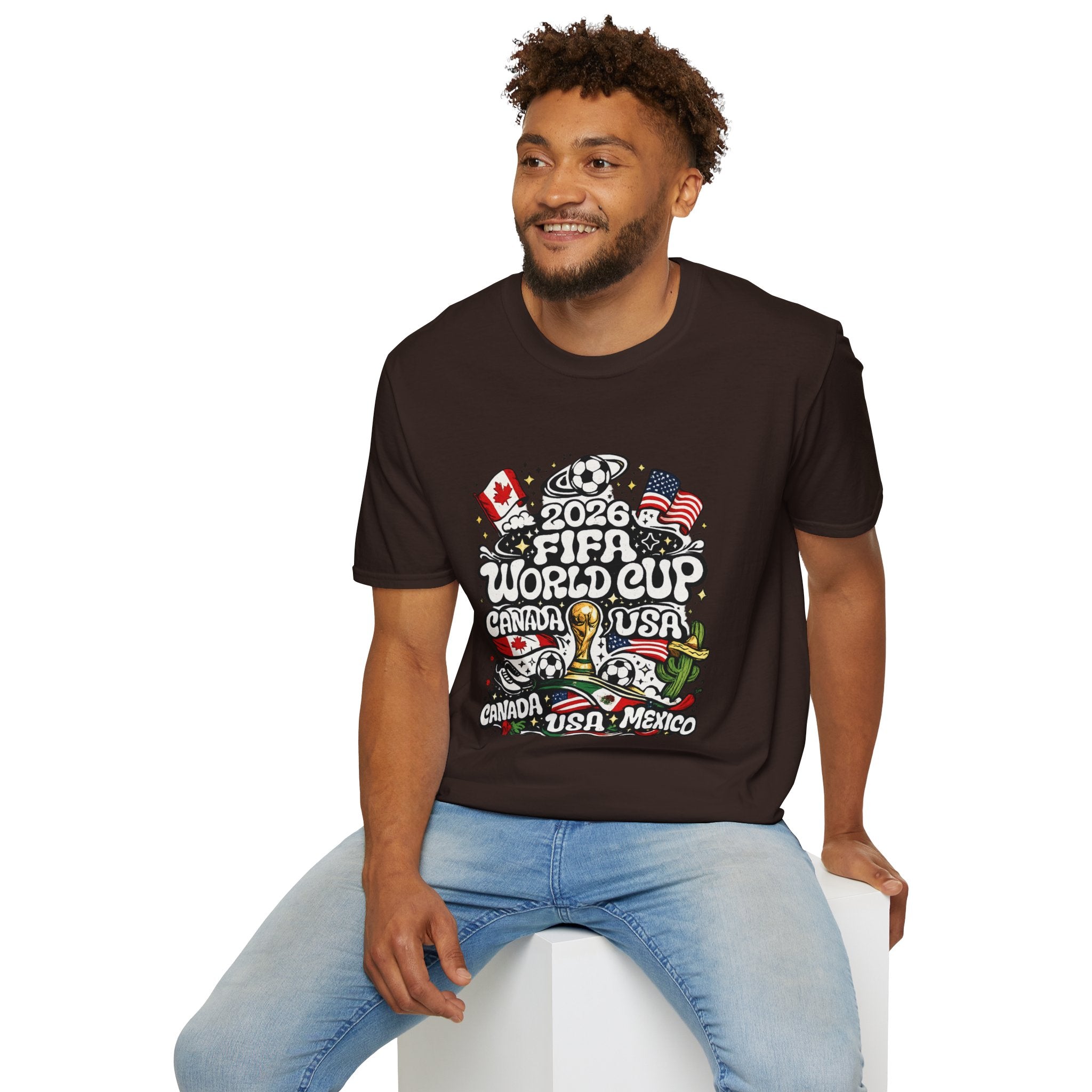 soccer T-Shirt — Canada USA Mexico Fans Shirt