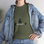 CrossFit Weightlifter T-Shirt — Barbell Silhouette Gym Tee