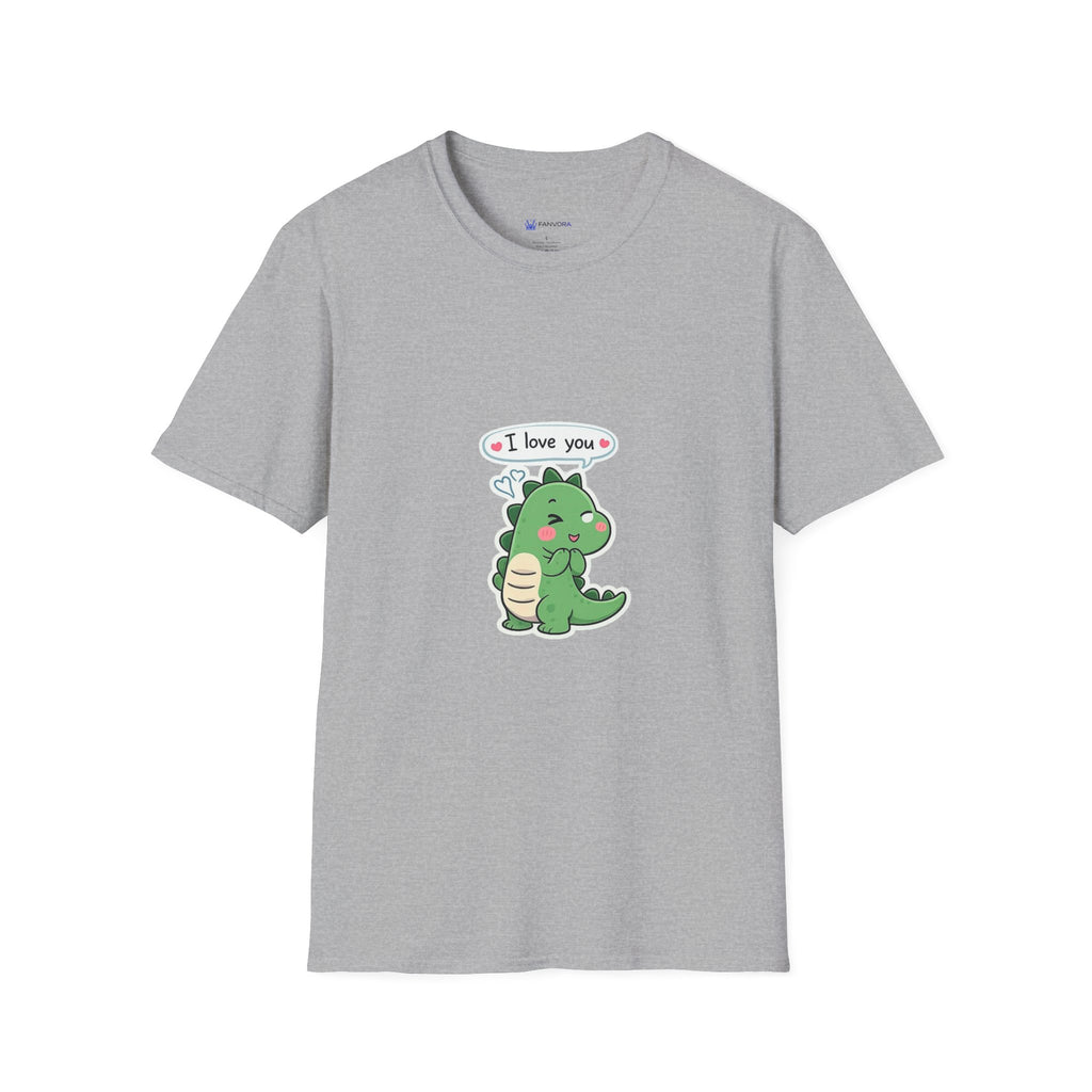 Cute Dinosaur 'I Love You' T-Shirt — Cute Kawaii Dino Graphic Tee