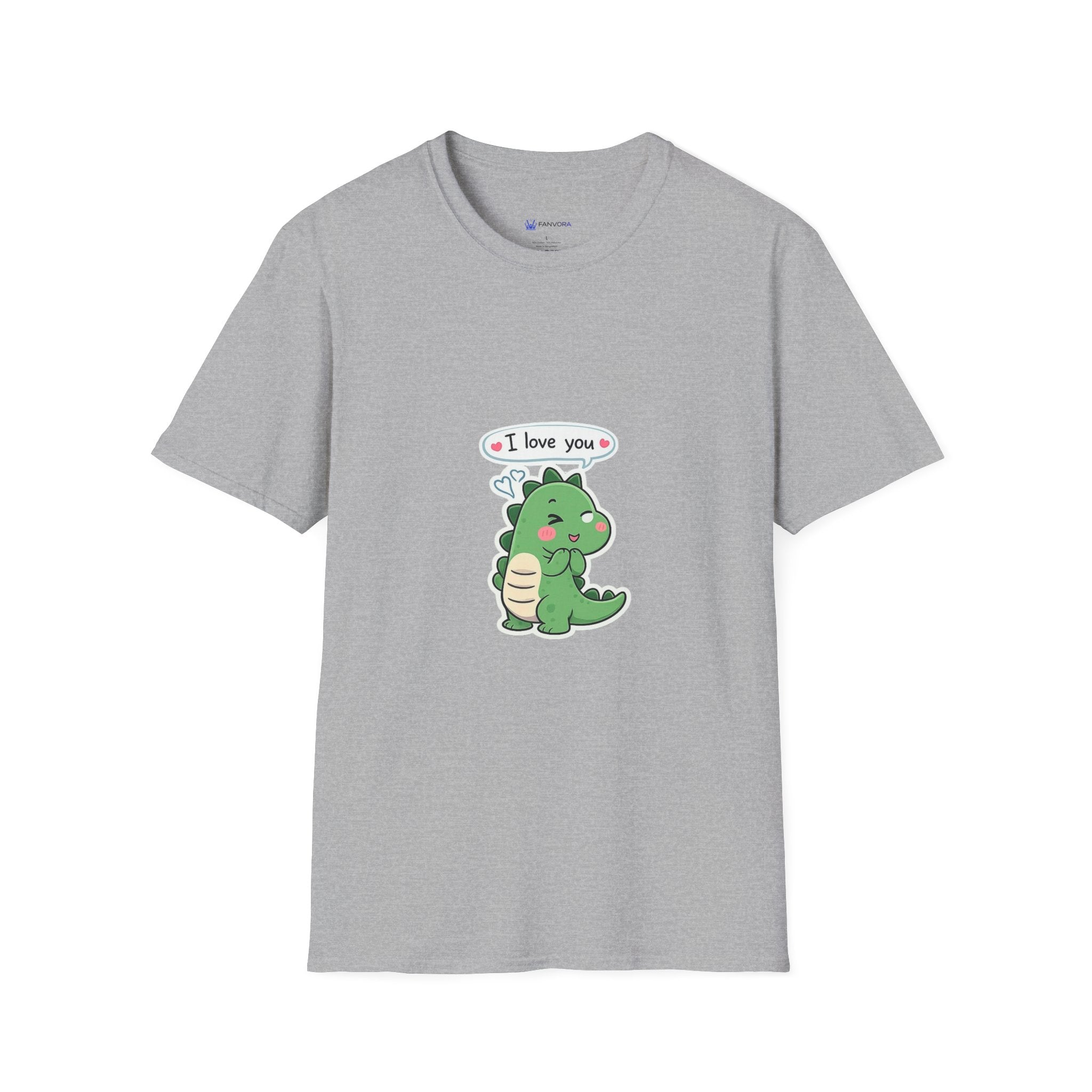 Cute Dinosaur 'I Love You' T-Shirt — Cute Kawaii Dino Graphic Tee