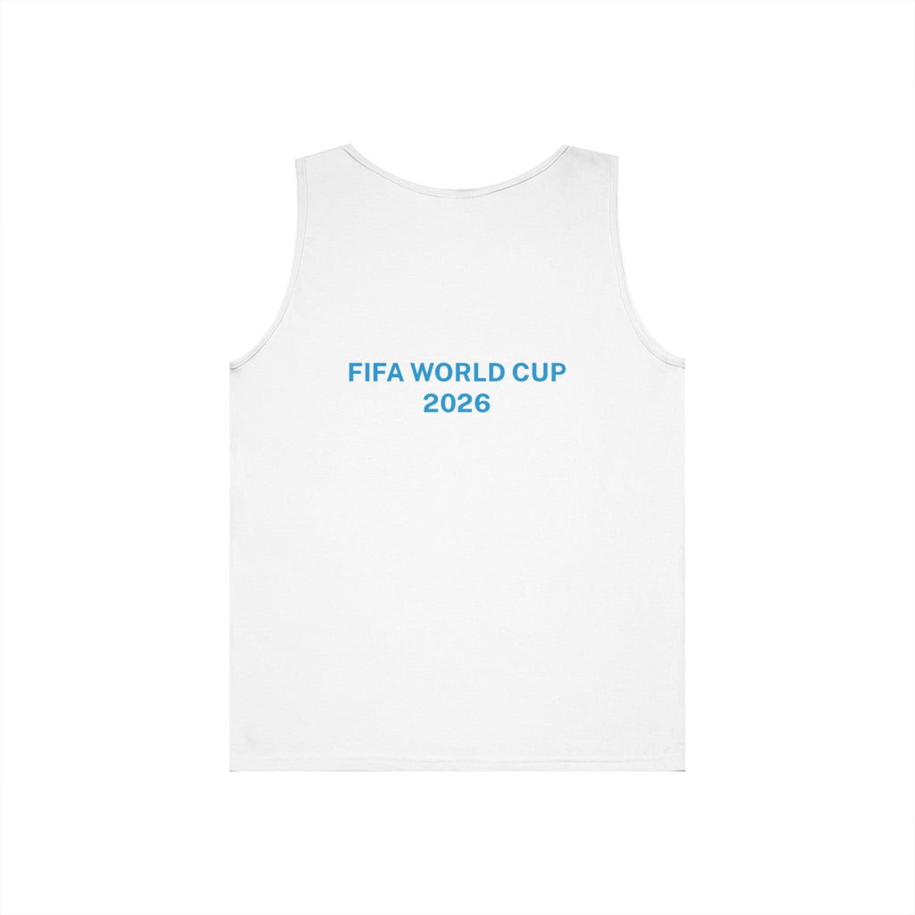 "I am Here to Stay" Argentina Soccer Star Tank Top — Jersey Portrait World Cup 2026.