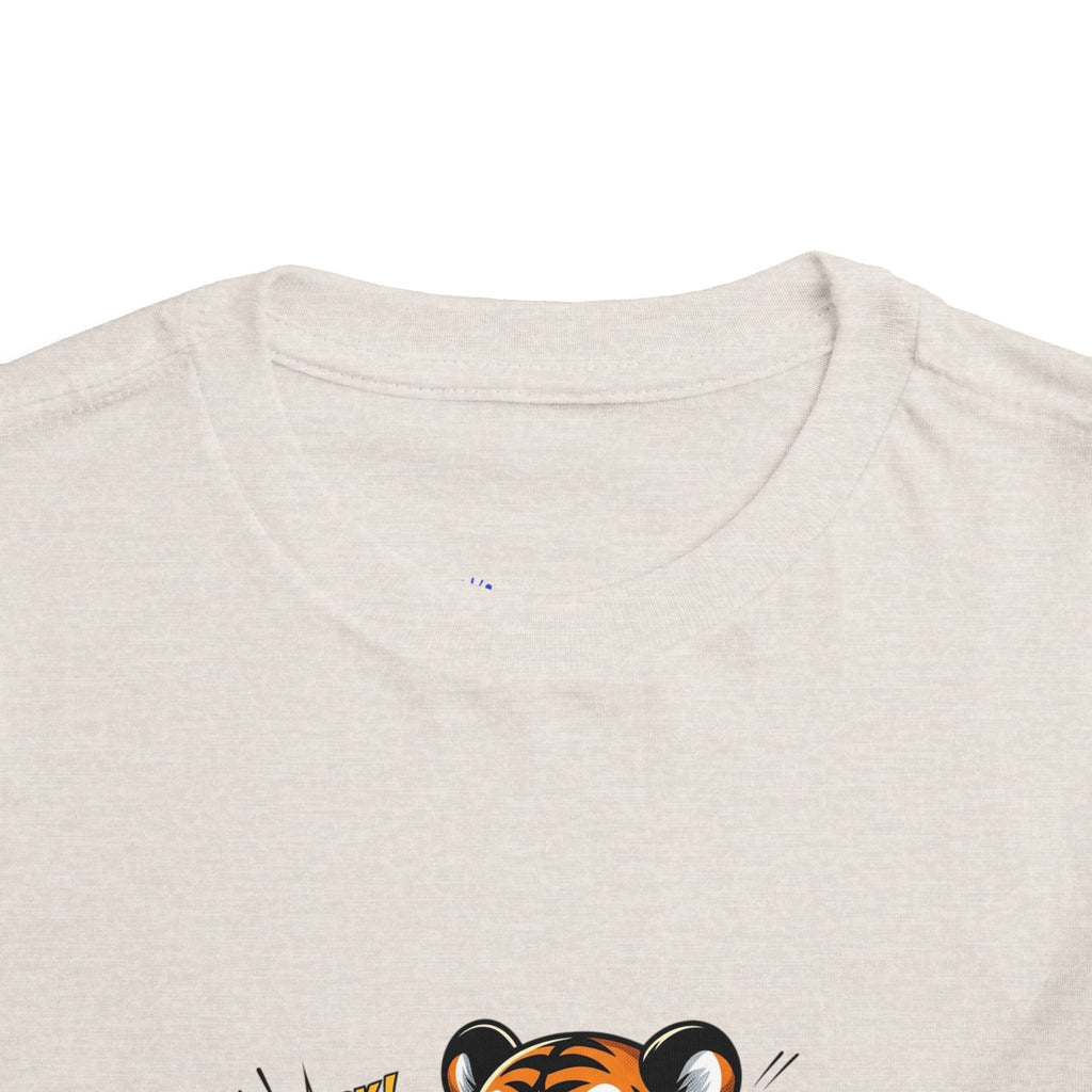 Toddler Soccer Tiger Tee — Cute Kicking Tiger Football Shirt for Kids