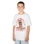Scooby-Doo Kids T‑Shirt — Colorful Rainbow Cartoon Tee for Kids