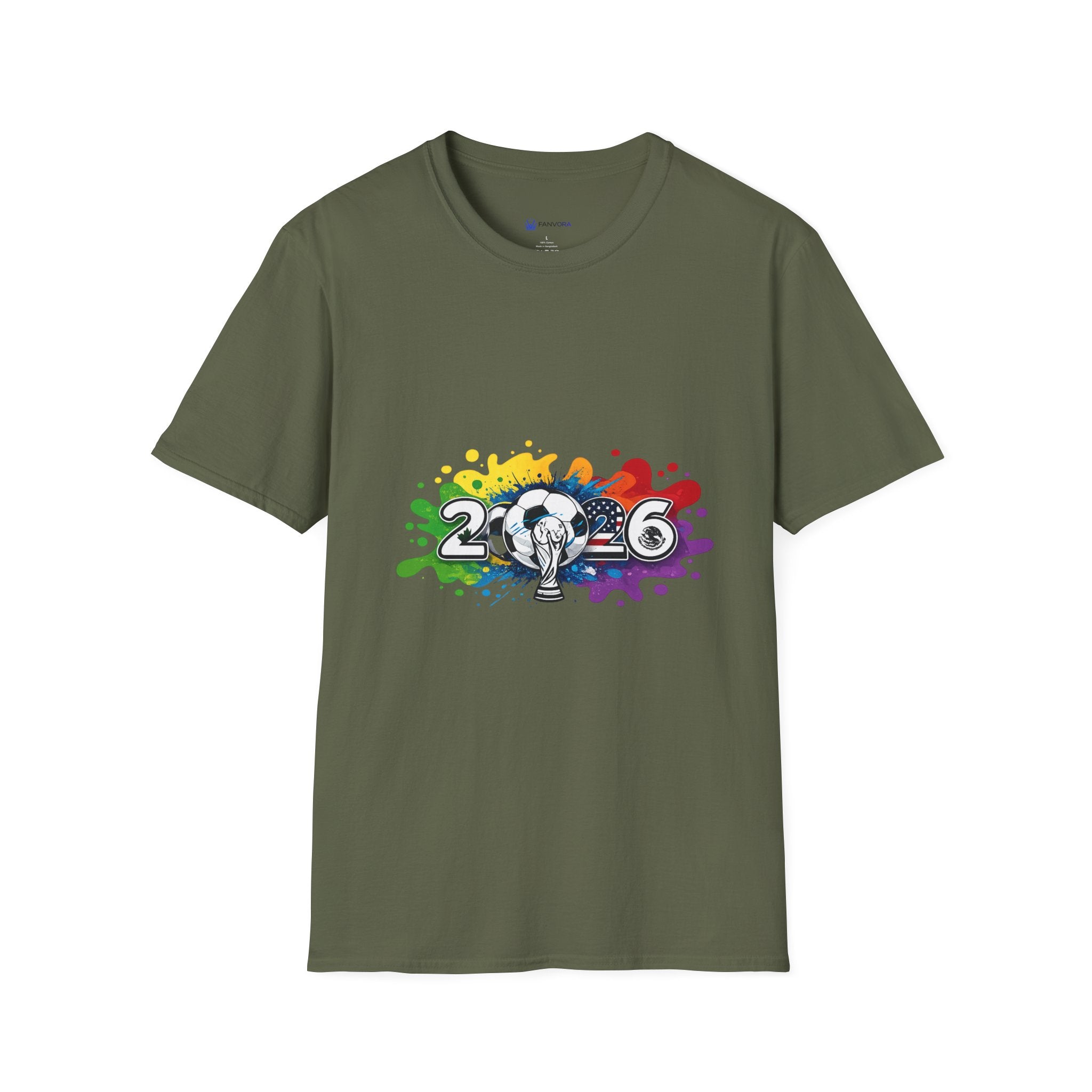2026 Rainbow Soccer T‑Shirt — Pride Soccer Fan Shirt