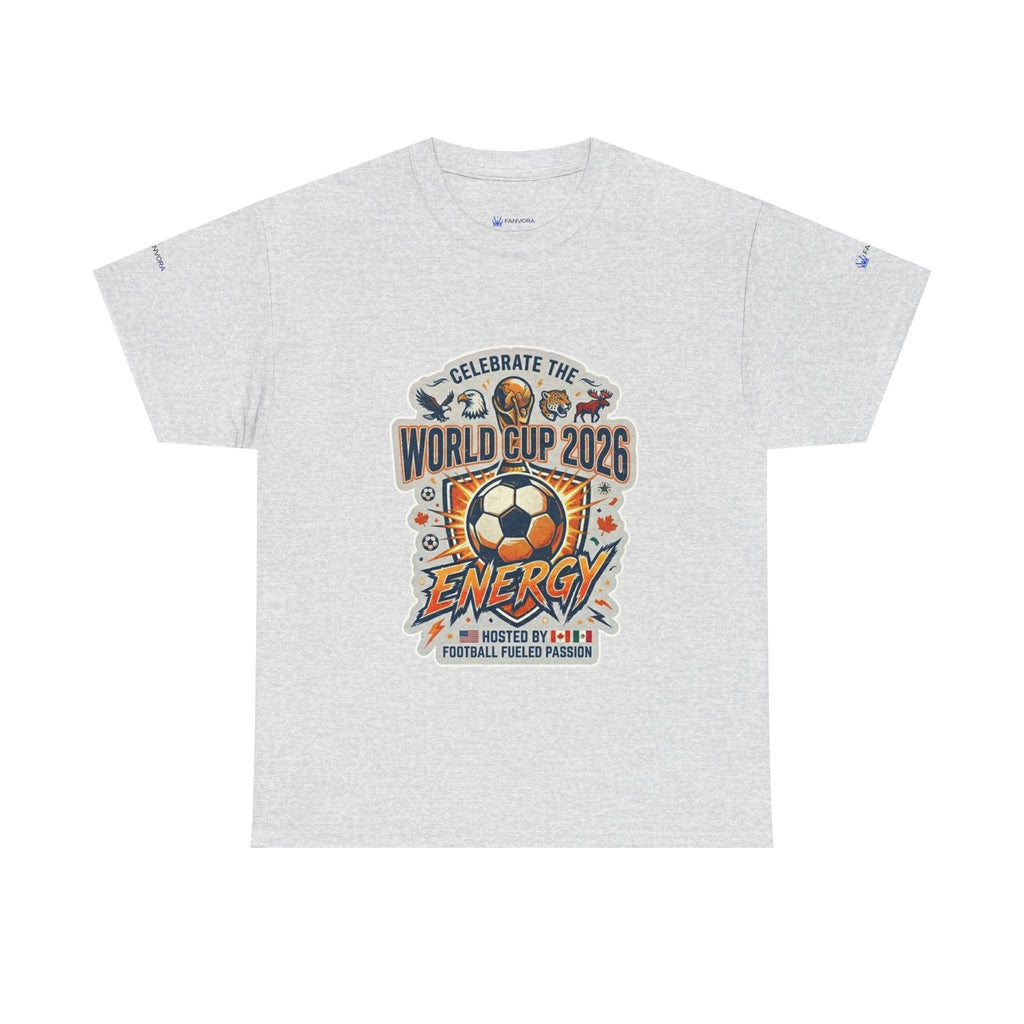 World Cup 2026 Energy Soccer Tee — "EAT SLEEP WATCH REPEAT" Fans Inspired.