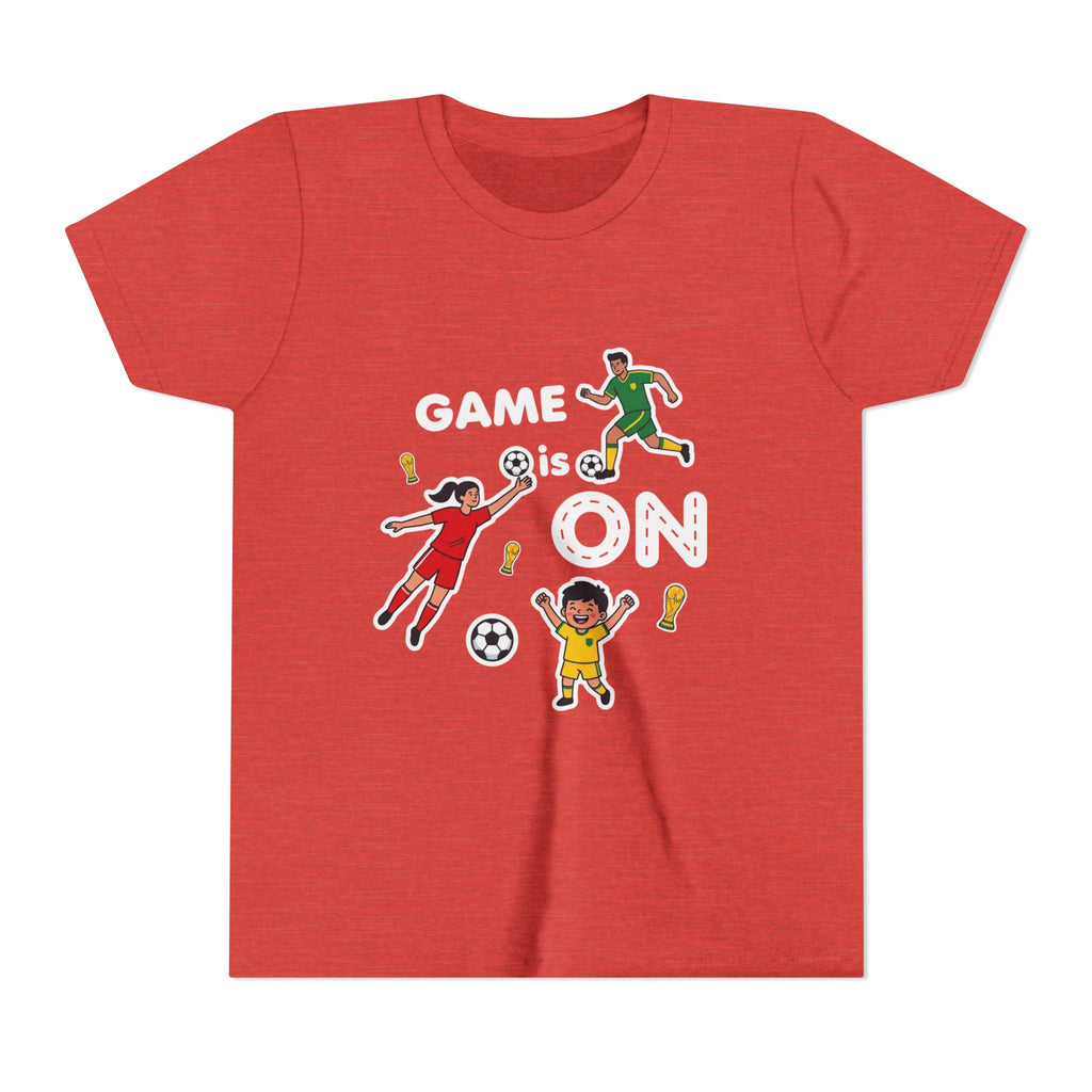 Kids Soccer Players T-Shirt 2026— Youth Football Team Tee
