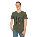LOVE Heart Graphic T-Shirt — Romantic Valentine's Day Tee