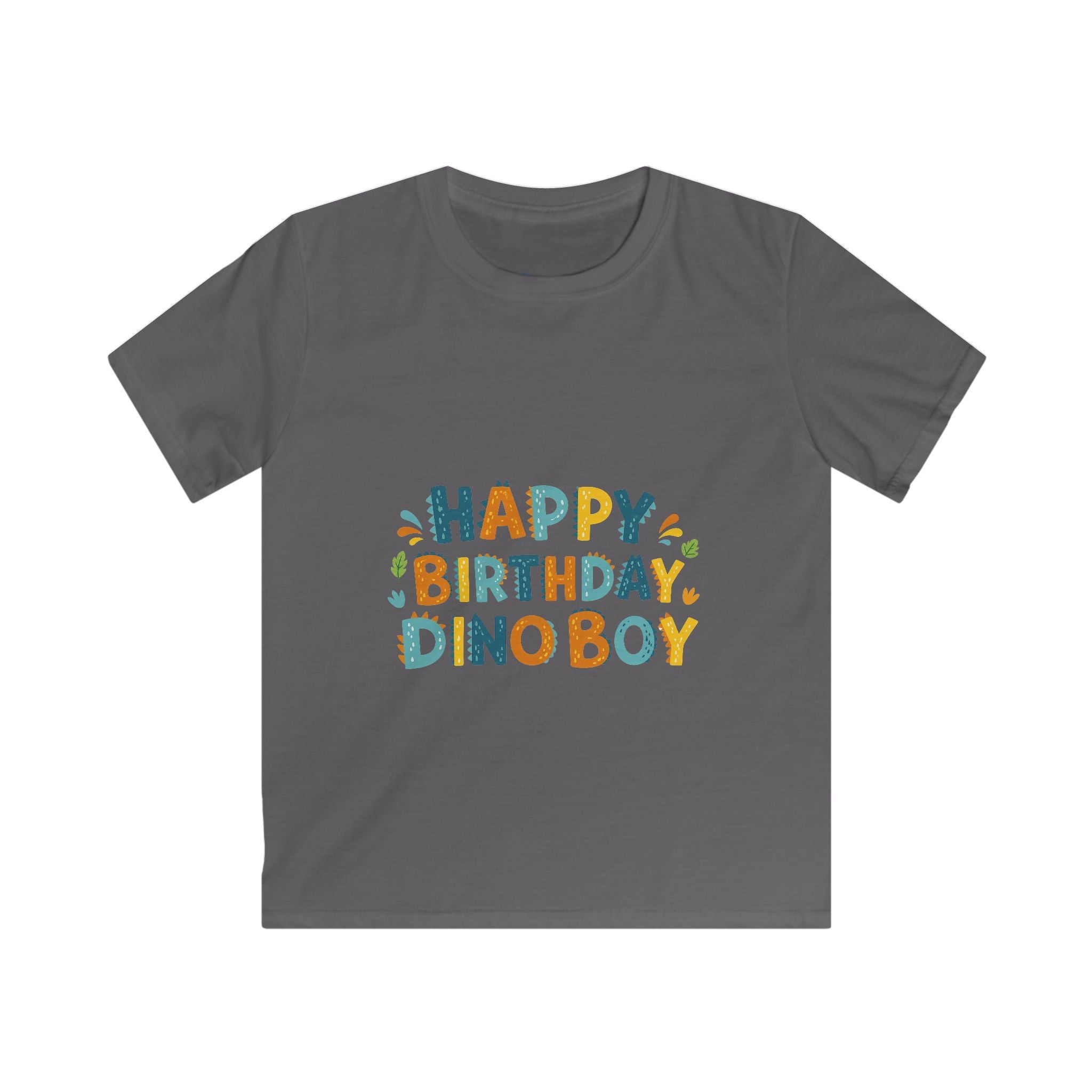 Happy Birthday Dino Boy Kids Tee