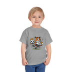 Toddler Soccer Tiger Tee — Cute Kicking Tiger Football Shirt for Kids