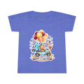 Toddler T-Shirt — Happy 3rd Birthday Bear Balloons Graphic
