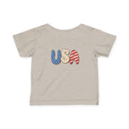 Infant 4th of July Tee — Cute USA Baby Patriotic Shirt.