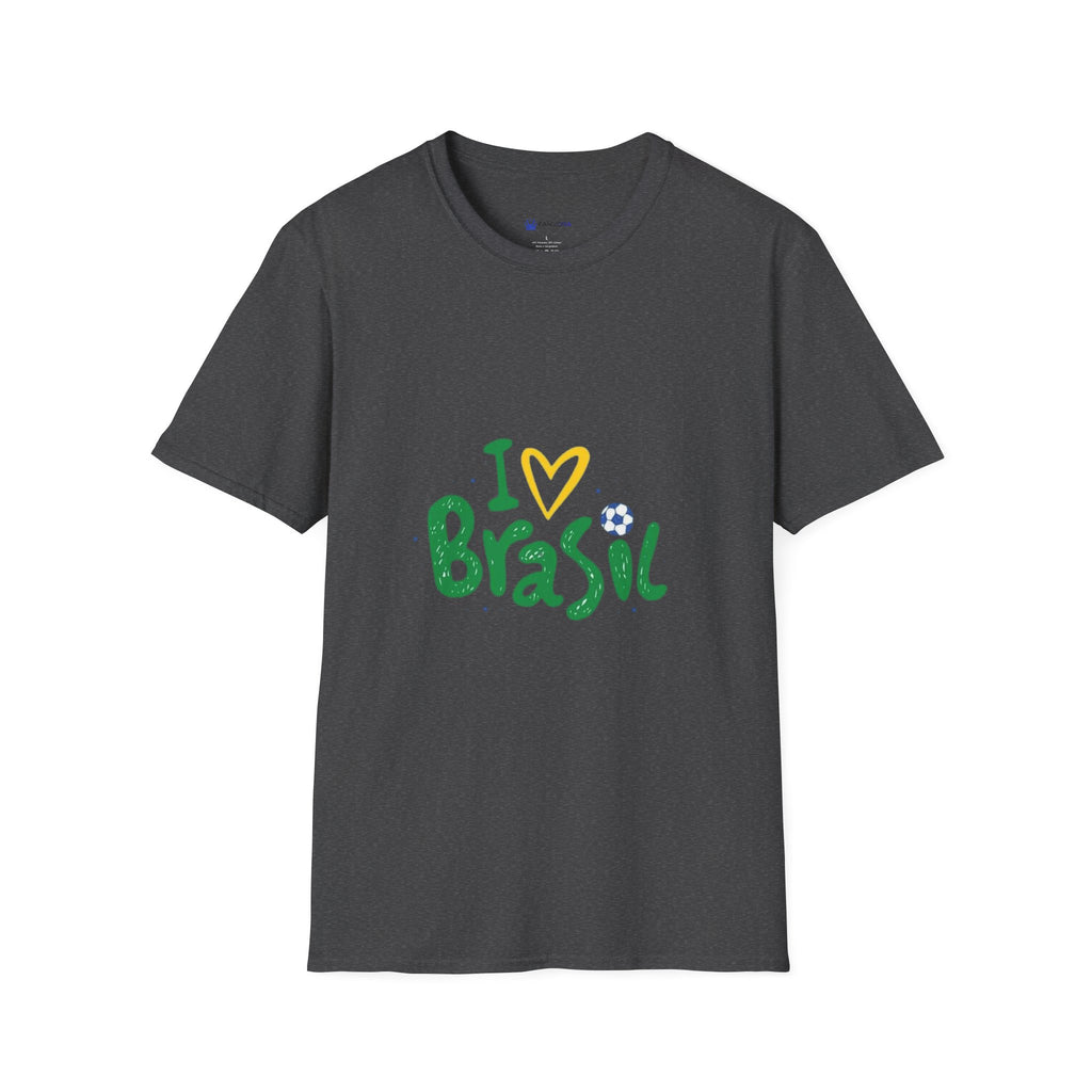 Brazil Soccer T-Shirt — I  Brazil Football Fan Tee