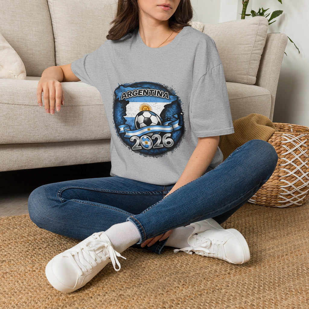 Argentina Soccer T‑Shirt 2026 — Fan Jersey