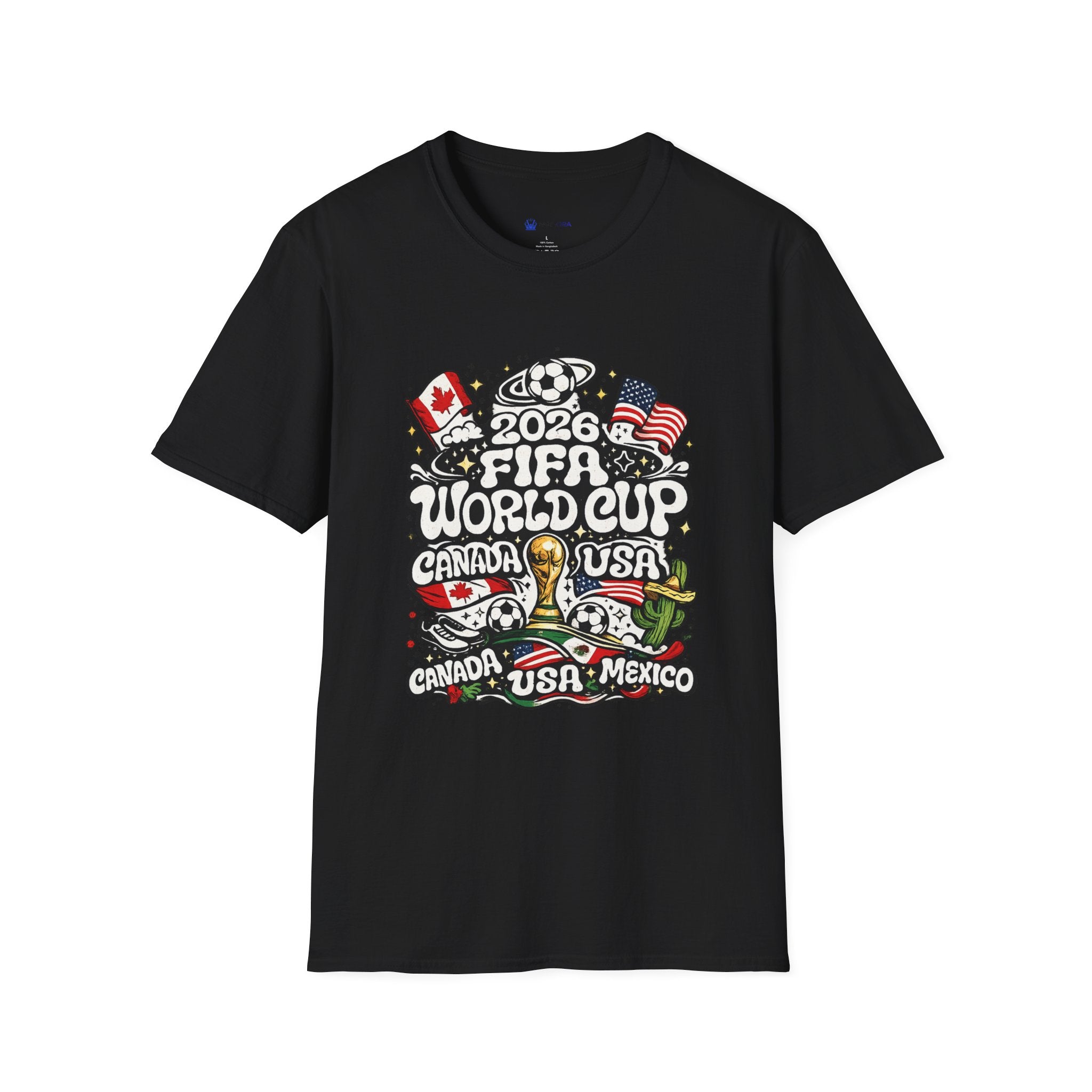 soccer T-Shirt — Canada USA Mexico Fans Shirt