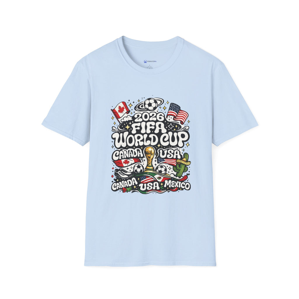 soccer T-Shirt — Canada USA Mexico Fans Shirt