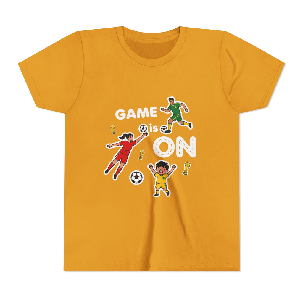 Kids Soccer Players T-Shirt 2026— Youth Football Team Tee