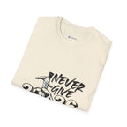 Never Give Up 2026 T-Shirt — Motivational Sports Quote Tee