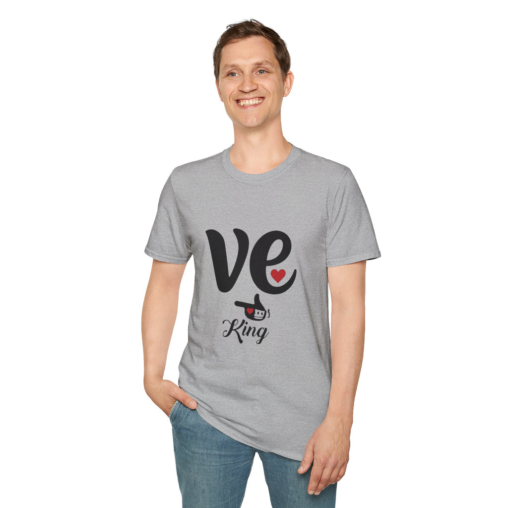 Love King T-Shirt — 've' Heart Graphic Tee